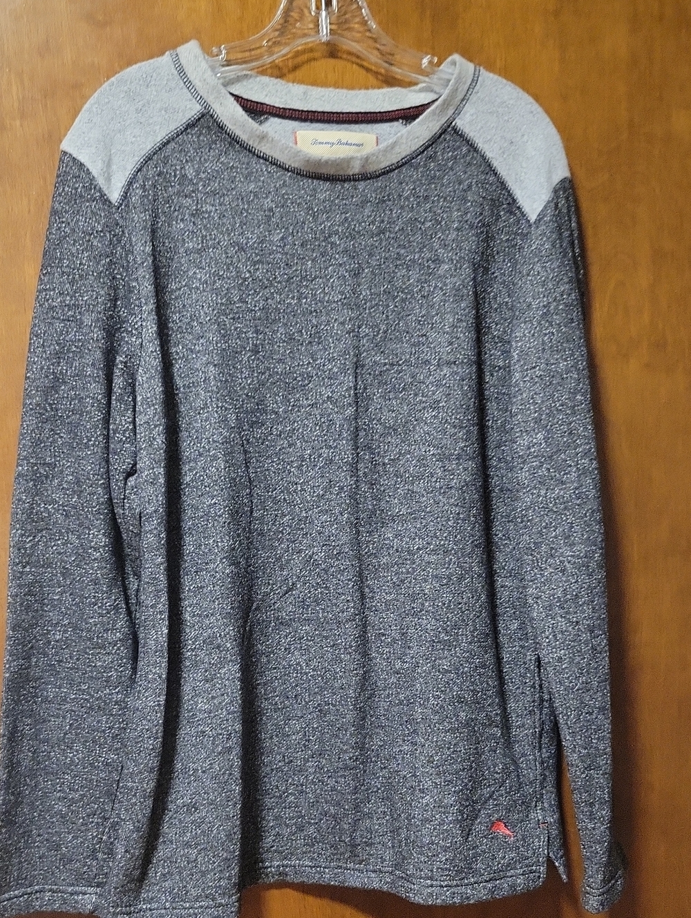 Tommy Bahama Gray Marlin Logo Crew Neck Sweatshirt Mens M